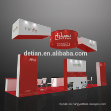 Detian Display Angebot tragbaren Stoff Beleuchtung Stand Display Messestand Design